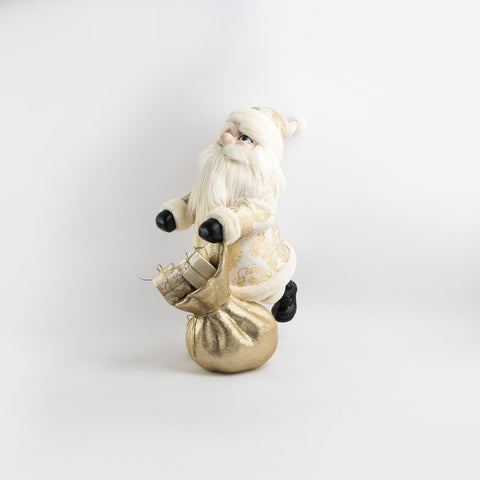 WHITE/GOLD SANTA