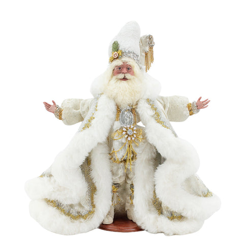 BABAGJYSH ME PELERINE TE BARDHE